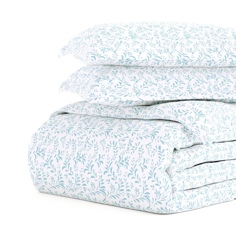 Becky Cameron Burst of Vines 3 Piece Duvet Cover Set