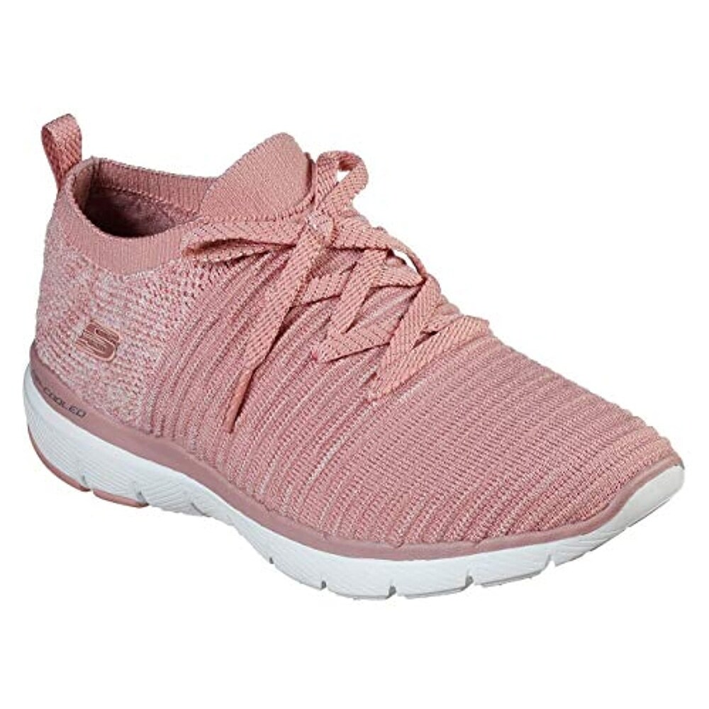 skechers womens pink sneakers