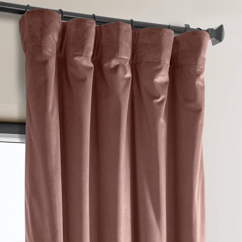 Exclusive Fabrics Heritage Plush Velvet Curtain (1 Panel) On Sale Overstock 16487372