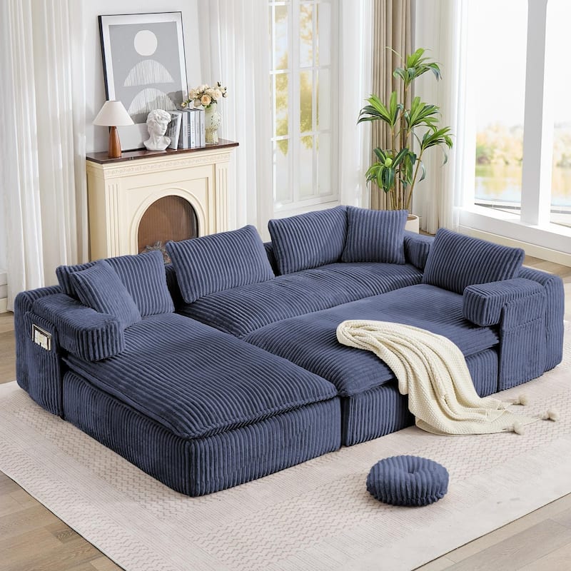 149" Oversized Sectional Couches U Shaped Modular sofa