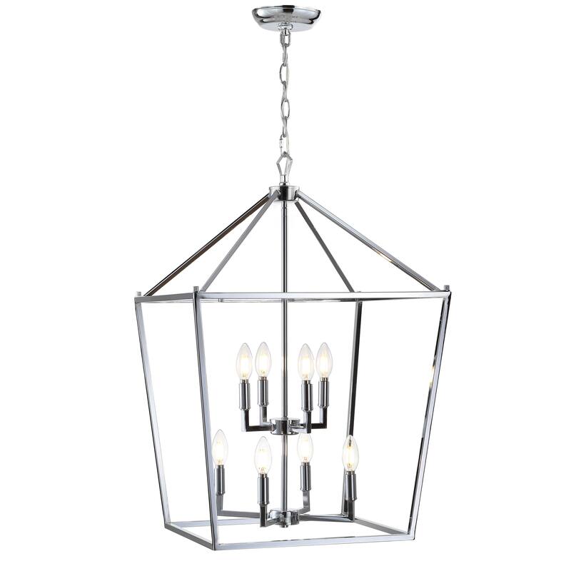 Marion Lantern Metal LED Pendant, by JONATHAN Y