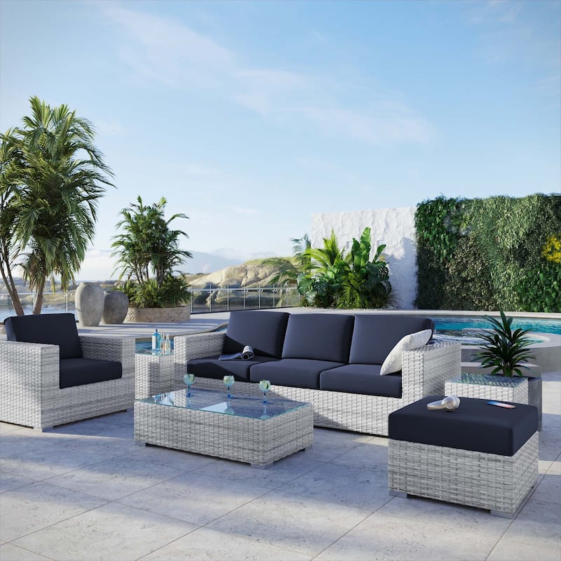 Convene 6-Piece Outdoor Patio Set - Navy