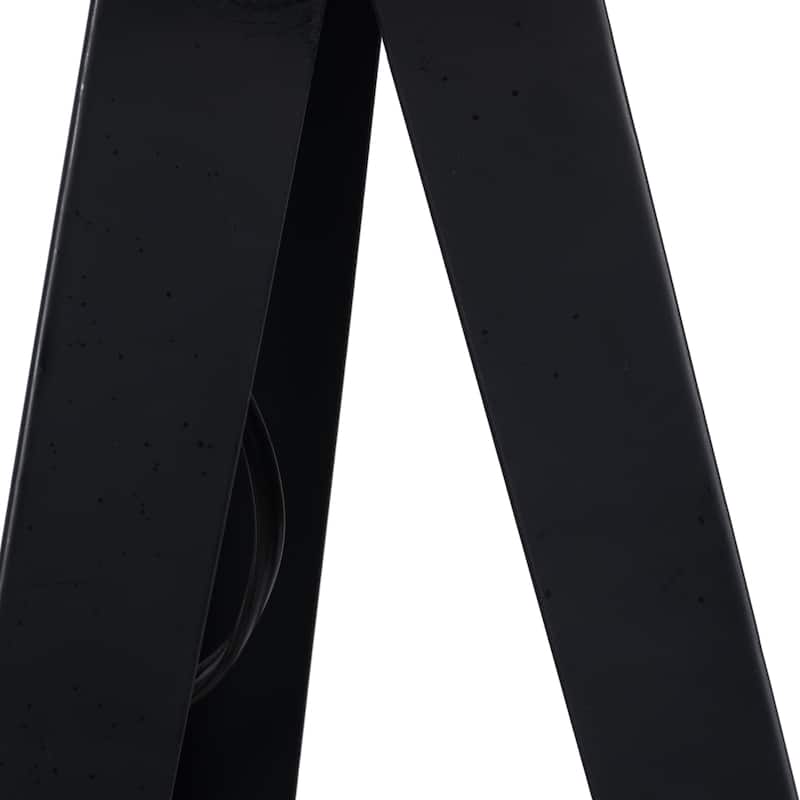 Sagebrook Home Black Modern Set of Three Metal Table & Floor Tripod Lamps - 16" x 16" x 60"