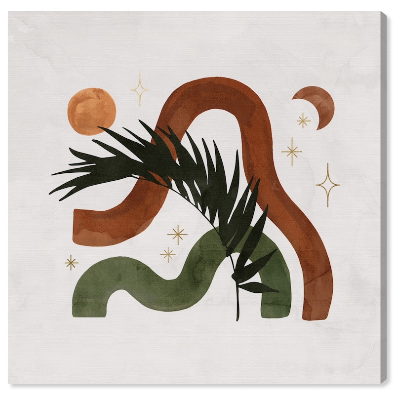 Wynwood Studio Prints Floral and Botanical Plants in Plain View White and Mid-Century Modern Wall Art Canvas Print
