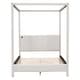 preview thumbnail 5 of 16, Queen Size Canopy Platform Bed with USB and Type-C Ports, Tufted Headboard
