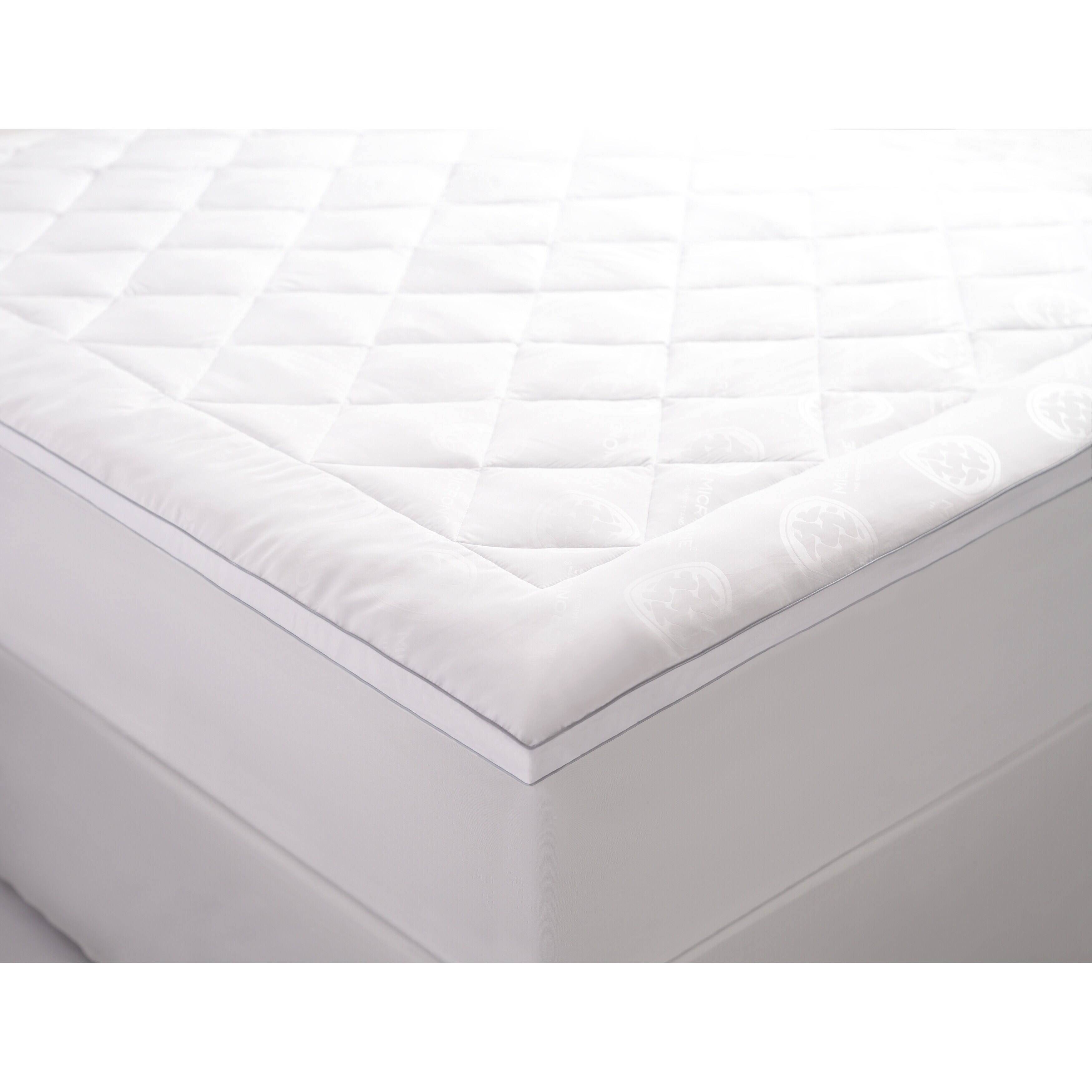 MicronOne Allergy Free Mattress Pad White On Sale Bed Bath