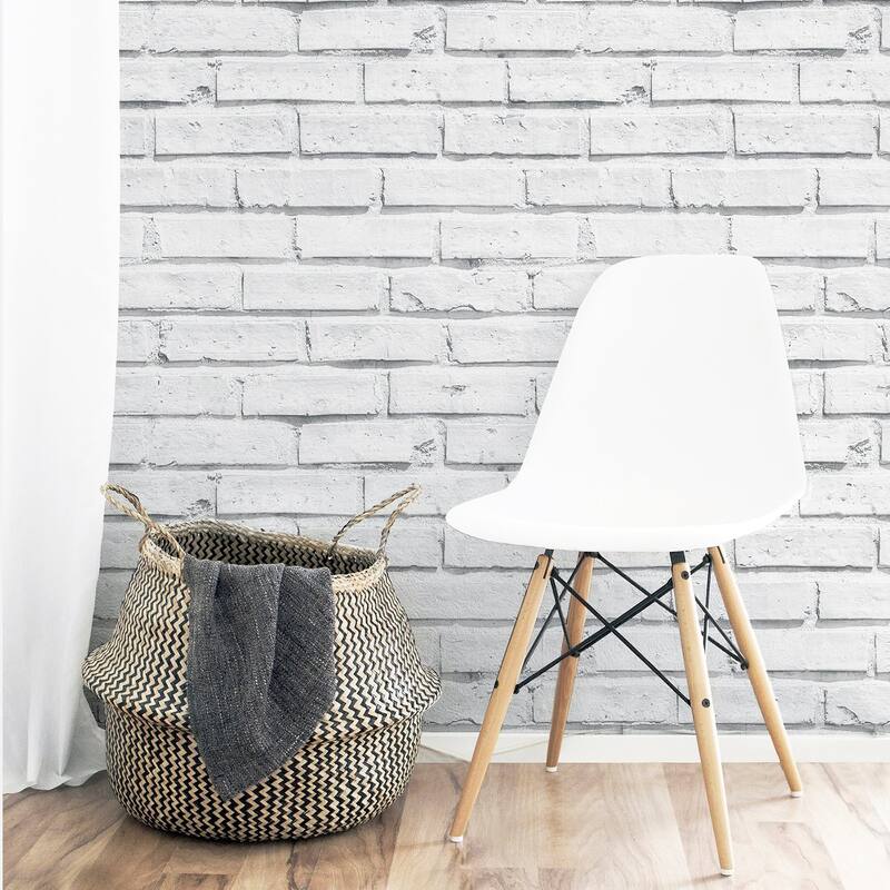 Arthouse Abner Dove Brick Wallpaper