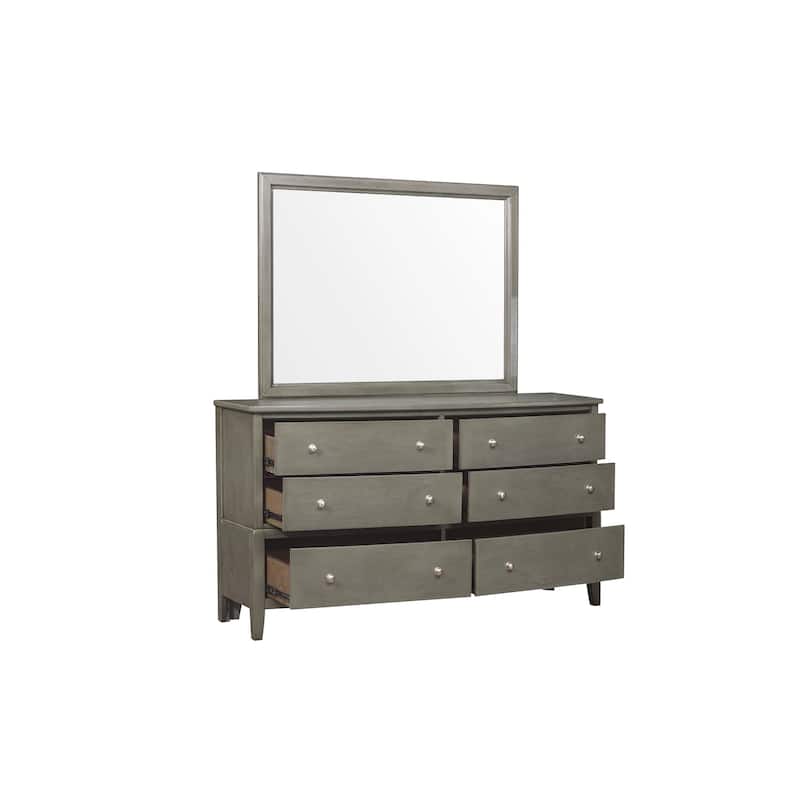 Transitional Style Bedroom Furniture 1pc Dresser of 6x Drawers Wooden Furniture