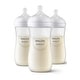 preview thumbnail 1 of 8, Philips Avent Natural Baby Bottles with Natural Response Nipples, 11oz, 3-pack Clear