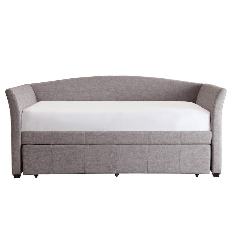Deco Linen Rolled Arm Daybed and Trundle by iNSPIRE Q Bold