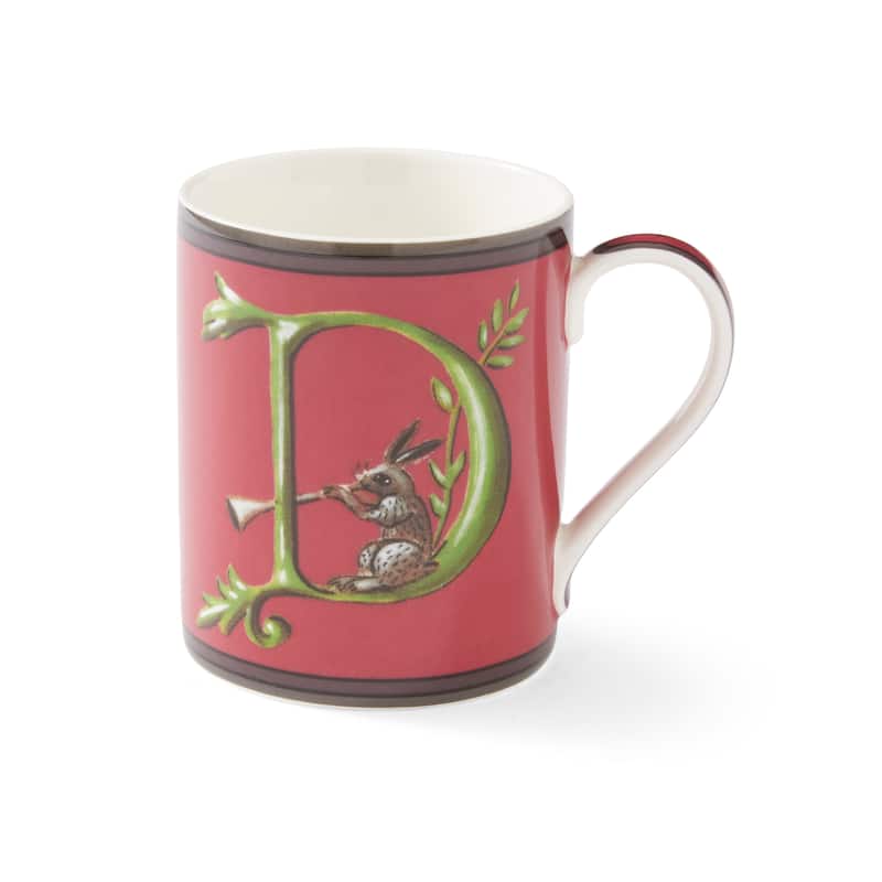Kit Kemp for Spode for Spode Alphabet 12 Ounce Mug - D