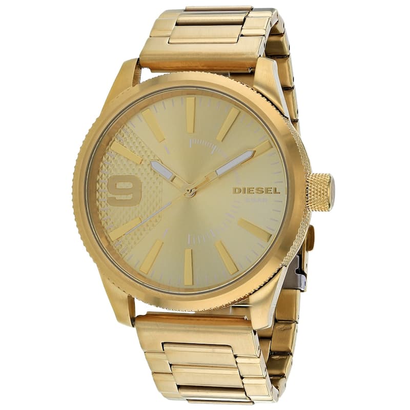 Diesel Men's Rasp Gold Dial Watch - DZ1761 - 6 (36)