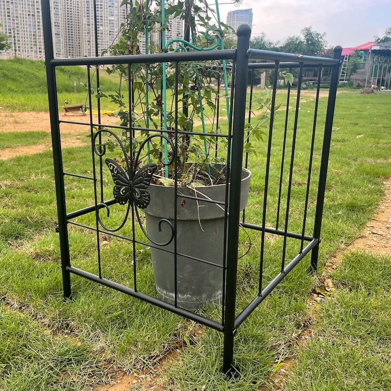 Garden Arch Arbor Trellis for Climbing Plants, Durable Metal Garden Arch Outdoor Wedding Arch, 7.15ft