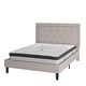 preview thumbnail 103 of 120, Tufted Platform Bed with 10in. Pocket Spring Mattress