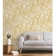 preview thumbnail 4 of 4, Fine Decor Dacre Yellow Floral Wallpaper