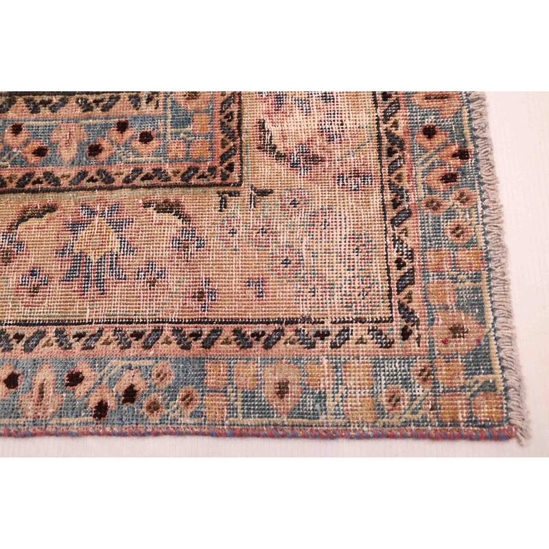 ECARPETGALLERY Hand-knotted Antalya Vintage Dark Violet Wool Rug - 6'2 x 9'3