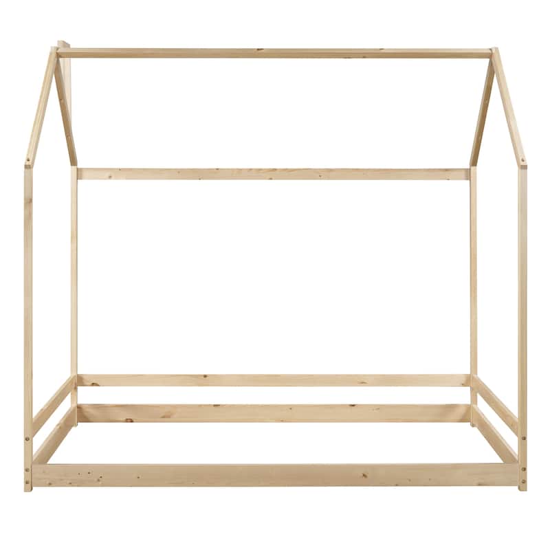 Twin Size House Bed Wood Bed