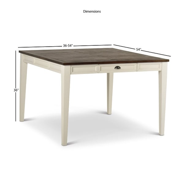 Cottonville Two Tone 54 Inch Counter Height Dining Table by