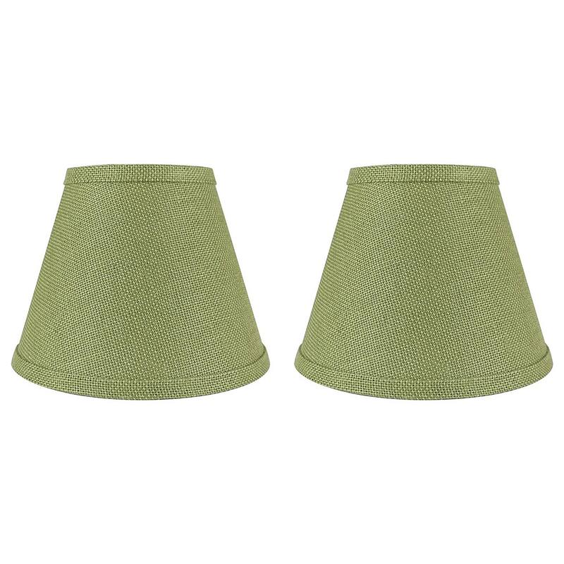 Hardback Faux Silk Conical Lamp Shade, 5 inch Top, 9 inch Bottom, 7 inch Slant