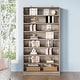 preview thumbnail 6 of 5, 71 Inch Tall Bookcase 9 Tier Modern Bookshelf Large Open Display