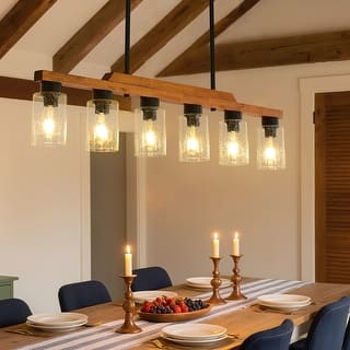 Farmhouse Dining Room Chandelier Rustic Kitchen Island Light Fixture