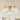 Rennnsan 22 in. 5-Light Modern Brass Clear Ribbed Glass Globe Semi-Flush Mount Ceiling Light