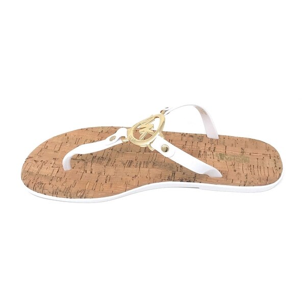 mk cork flip flops