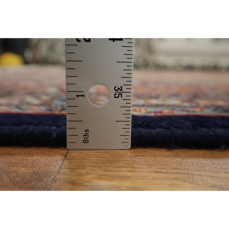 Hand Knotted Oriental 100% Wool Carpet Traditional All-Over Beige & Ivories Tabriz Area Rug - 6' 9'' X 6' 9''