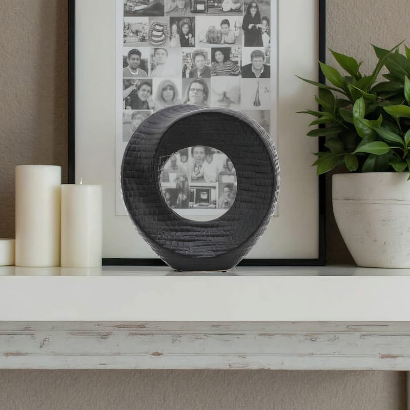 Sagebrook Home Modern Stoneware Ceramic Decorative Object
