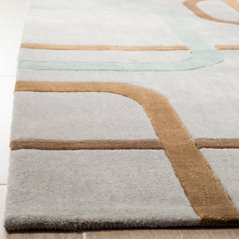 SAFAVIEH Handmade Modern Art Matthildi Modern Polyester Rug