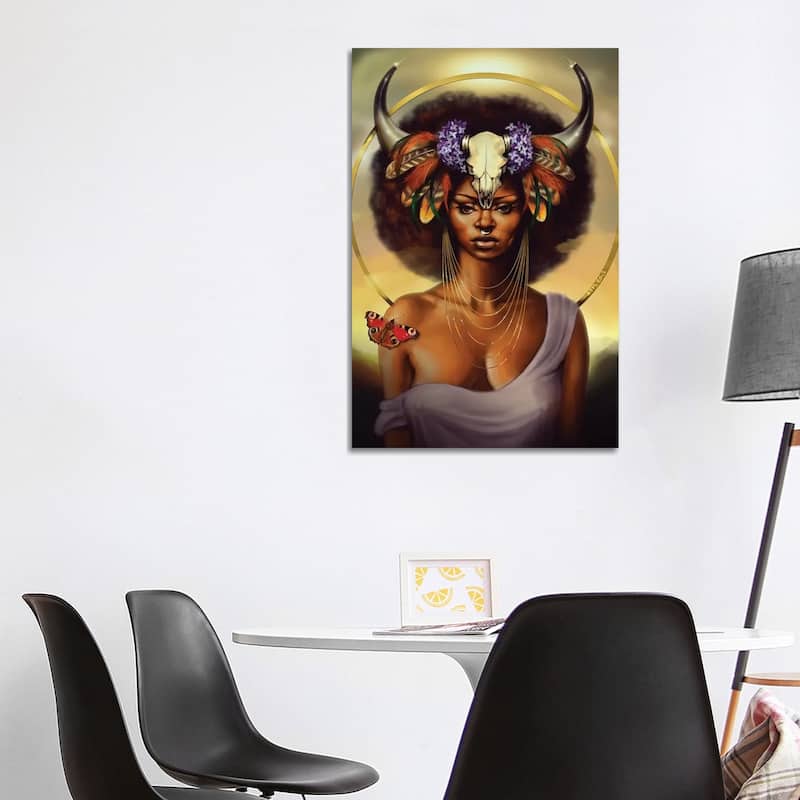 iCanvas "Taurus" by Sheeba Maya Canvas Print - 40x26x1.5
