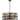 Vortic Flow Dark Bronze w/Mosaic Gold 6 Light Pendant By Minka Lavery