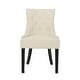 preview thumbnail 30 of 70, Cheney Contemporary Tufted Dining Chairs (Set of 2) by Christopher Knight Home - 21.50" L x 25.00" W x 36.00" H