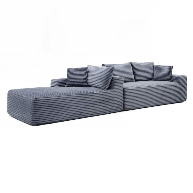 105'' Modular Sectional Sofa, Cloud Sectional Couch with Deep Seat