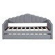 preview thumbnail 16 of 35, Elegant design,Twin size Upholstered Daybed with Trundle ,Velvet Sofabed with USB Charging Ports,No Box-spring Needed