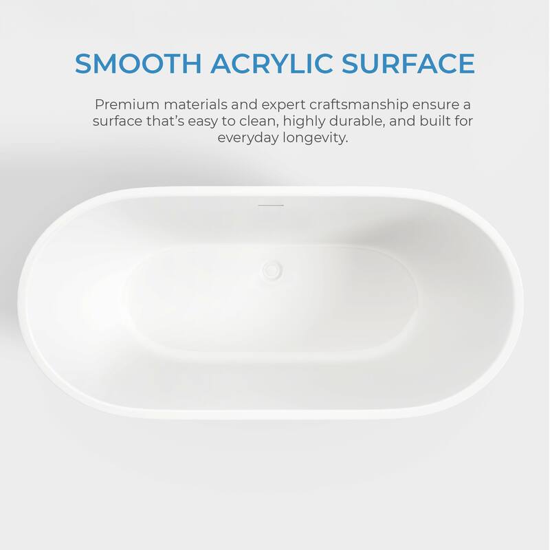 OVE Ayago Free Standing Bathtub Kit with extra Hardware