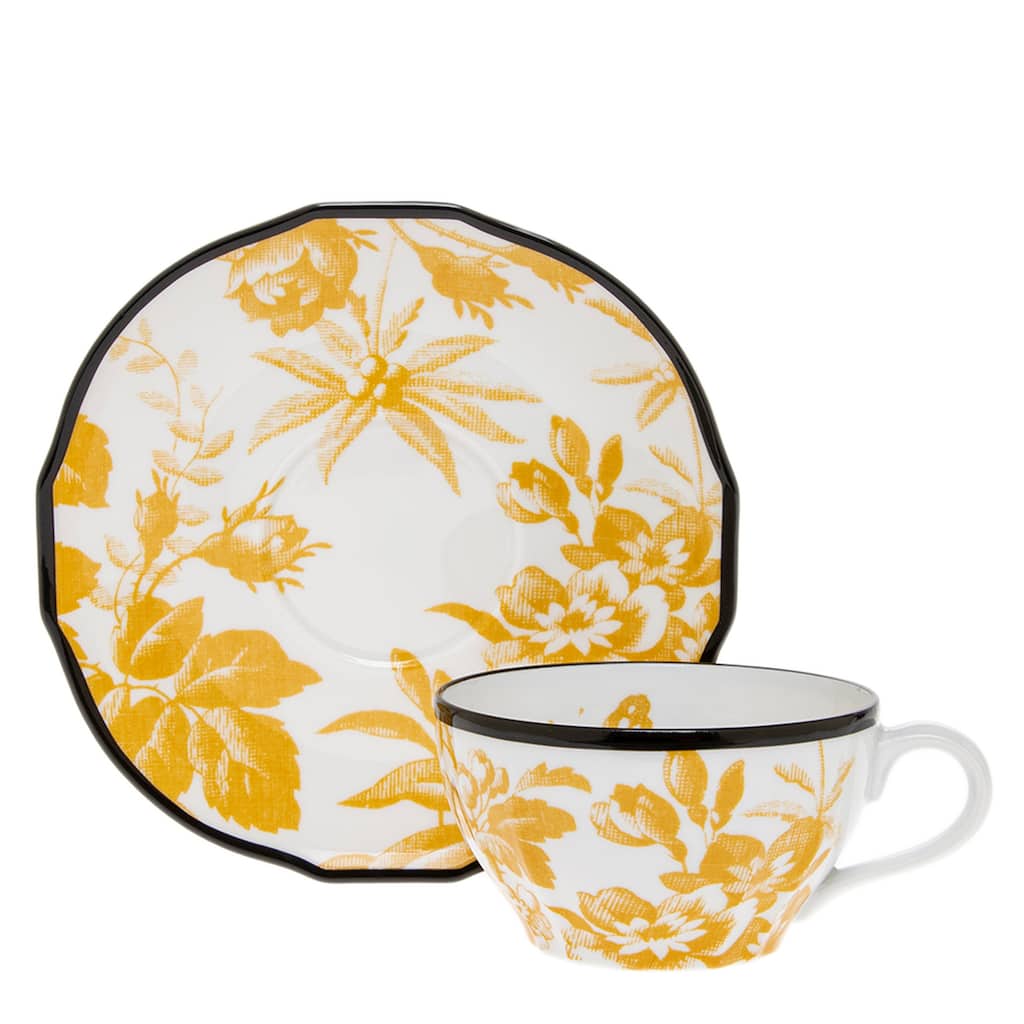 Gucci Herbarium Teacup and Saucer, Set of 2 - One Size