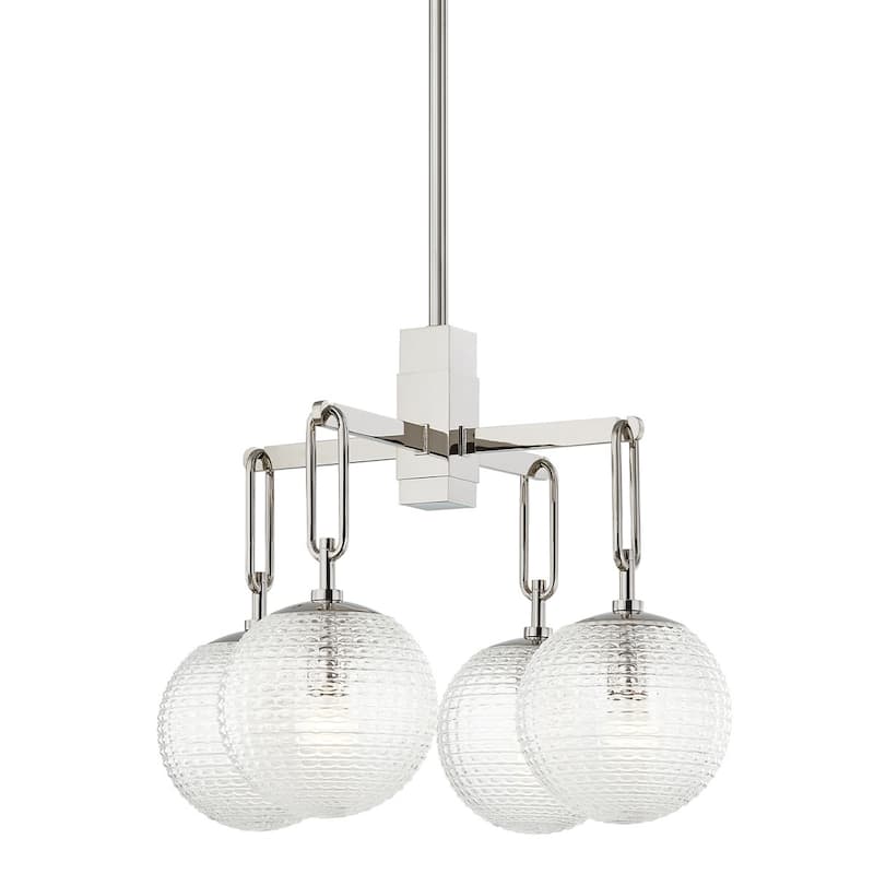 Hudson Valley Lighting Jewett 4 Light 24" Wide Chandelier