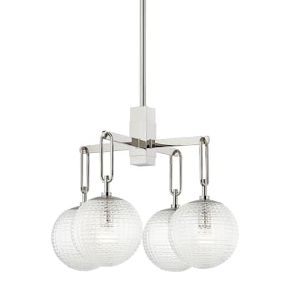 Hudson Valley Lighting Jewett 4 Light 24" Wide Chandelier