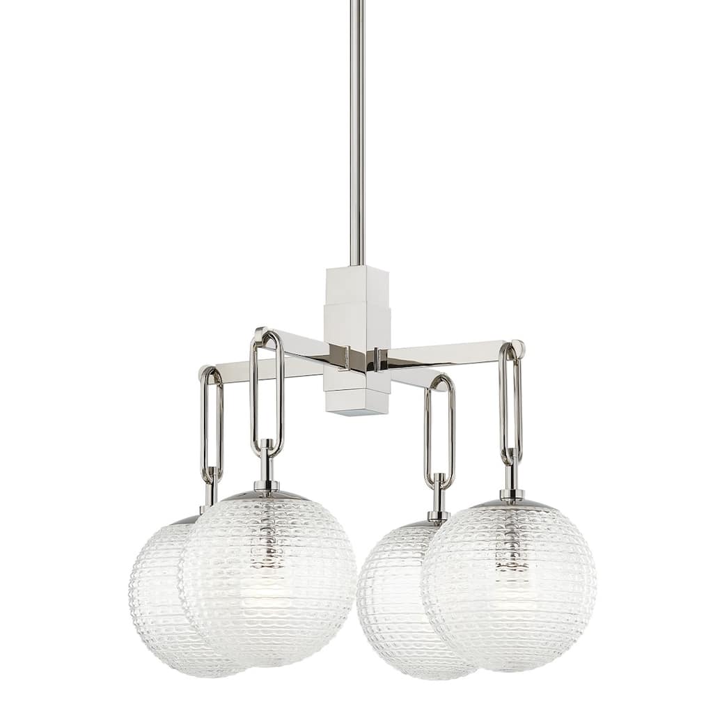 Hudson Valley Lighting Jewett 4 Light 24" Wide Chandelier