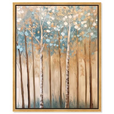 Birch Grove Radiance Canvas by Art Remedy