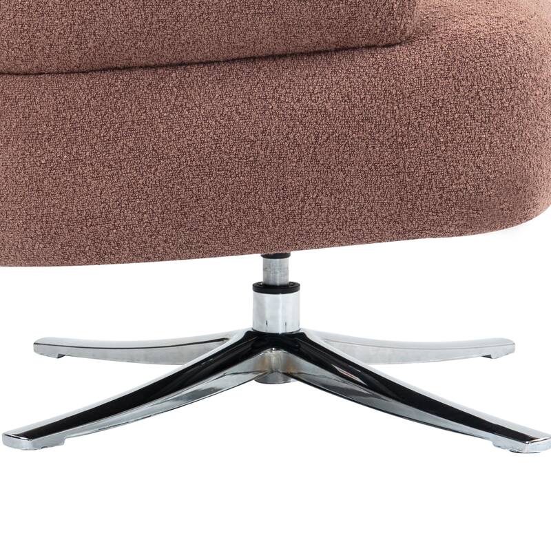 Cuddle-Style Leisure Swivel Sofa Chair, Suitable For Balconies, Studies And Living Rooms