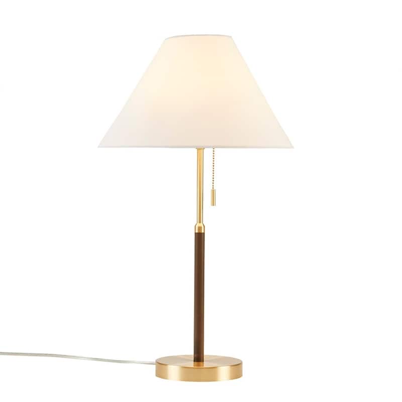 Anmytek Two Tone Table Lamp with Pull Chain Switch