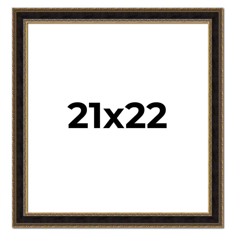 21x22 Frame Gold Antique Vintage Sold Wood Picture Frame | 1.75 Inch