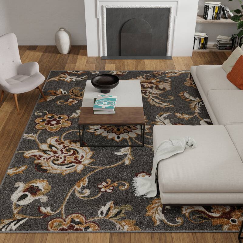 Loomaknoti Ohanzah Ostorn Light Gray Area Rug