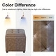 preview thumbnail 82 of 93, Adeco Storage Ottoman With Tray