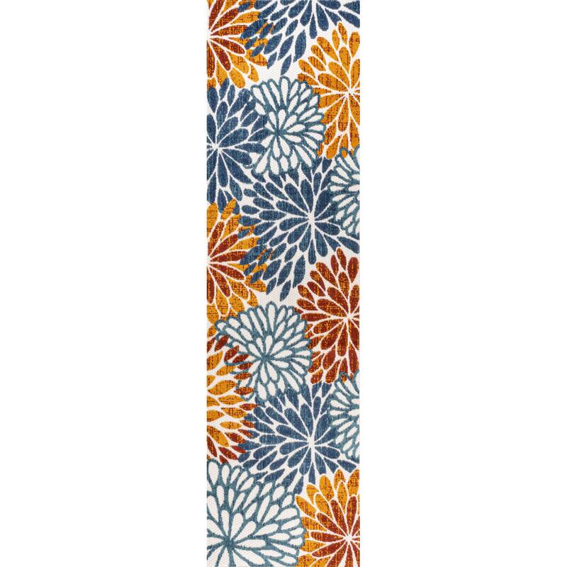 JONATHAN Y Minori Floral Indoor/Outdoor Area Rug