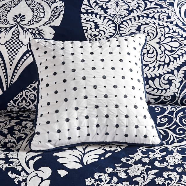 Madison Park Marcella 7 Piece Cotton Printed Comforter Set