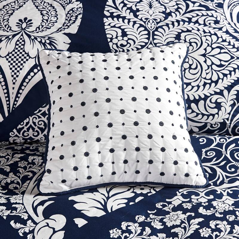 Madison Park Marcella 7 Piece Cotton Printed Comforter Set