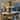 Silver Farmhouse Rustic Linear 4-Light Chandelier 32-inch Glass Dining Room Kitchen Island Pendant Lights - L32"x W 5"x H 12"